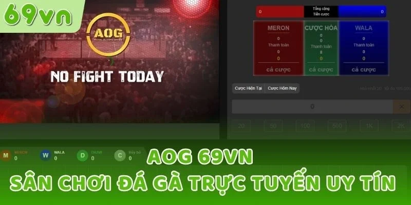 AOG 69VN - Sân chơi đá gà trực tuyến uy tín