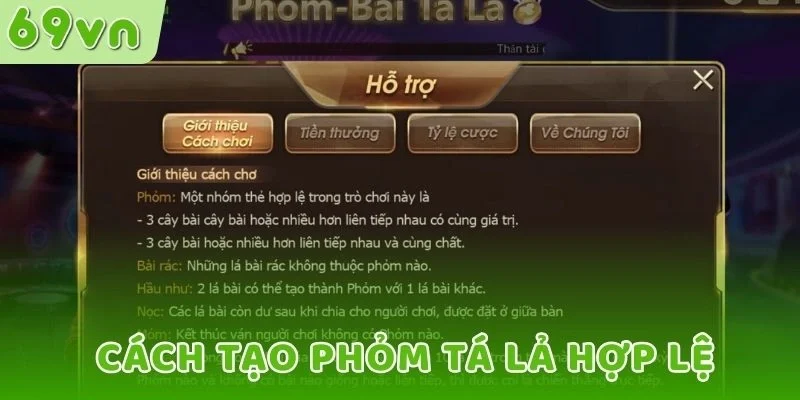 Cách tính điểm Phỏm 69VN