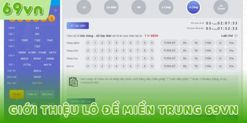 Giới thiệu về lô đề miền Trung 69VN