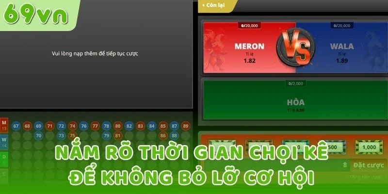 Nắm rõ thời gian chọi kê để không bỏ lỡ cơ hội 