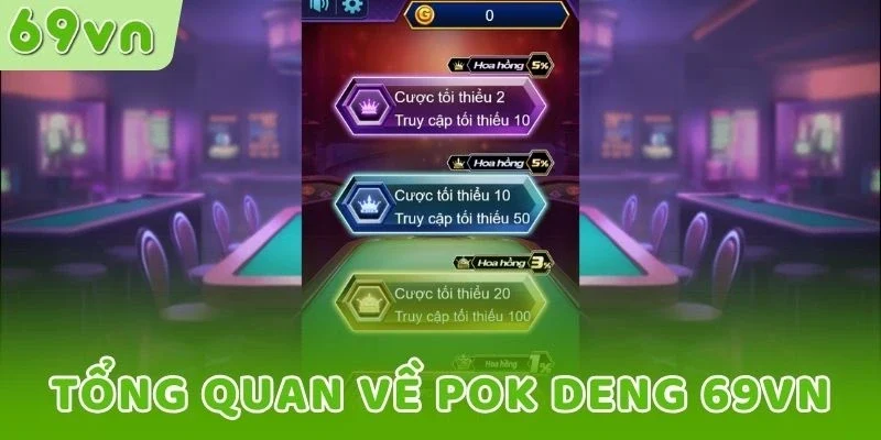 Tổng game game bài Pok Deng 69VN