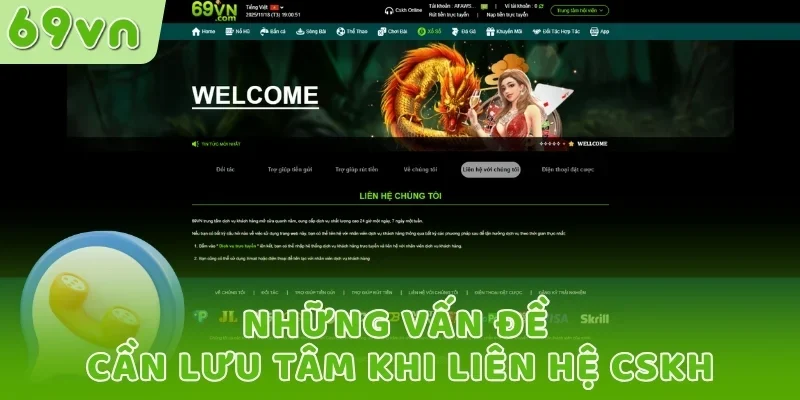 Những vấn đề cần lưu tâm khi liên hệ CSKH 