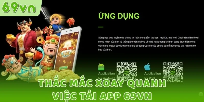 Thắc mắc xoay quanh việc tải app 69VN