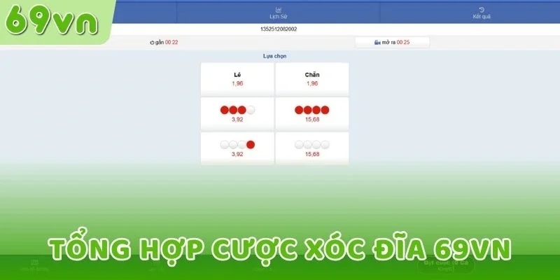 Tổng hợp cược Xóc đĩa 69VN