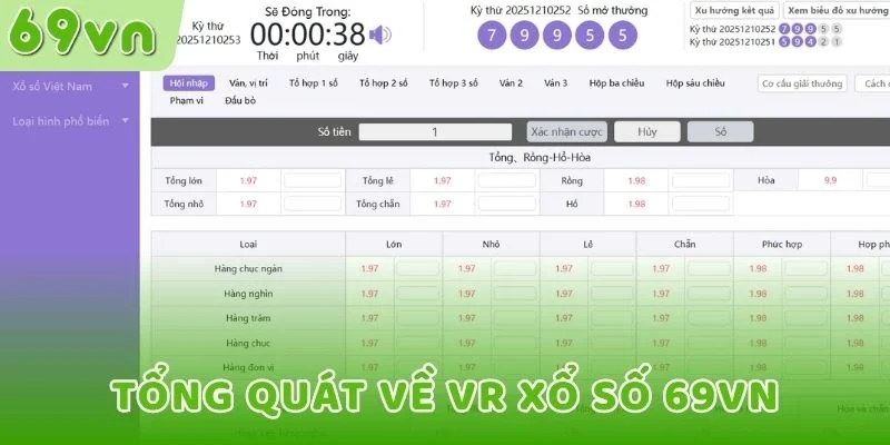 Tổng quát về VR xổ số 69VN